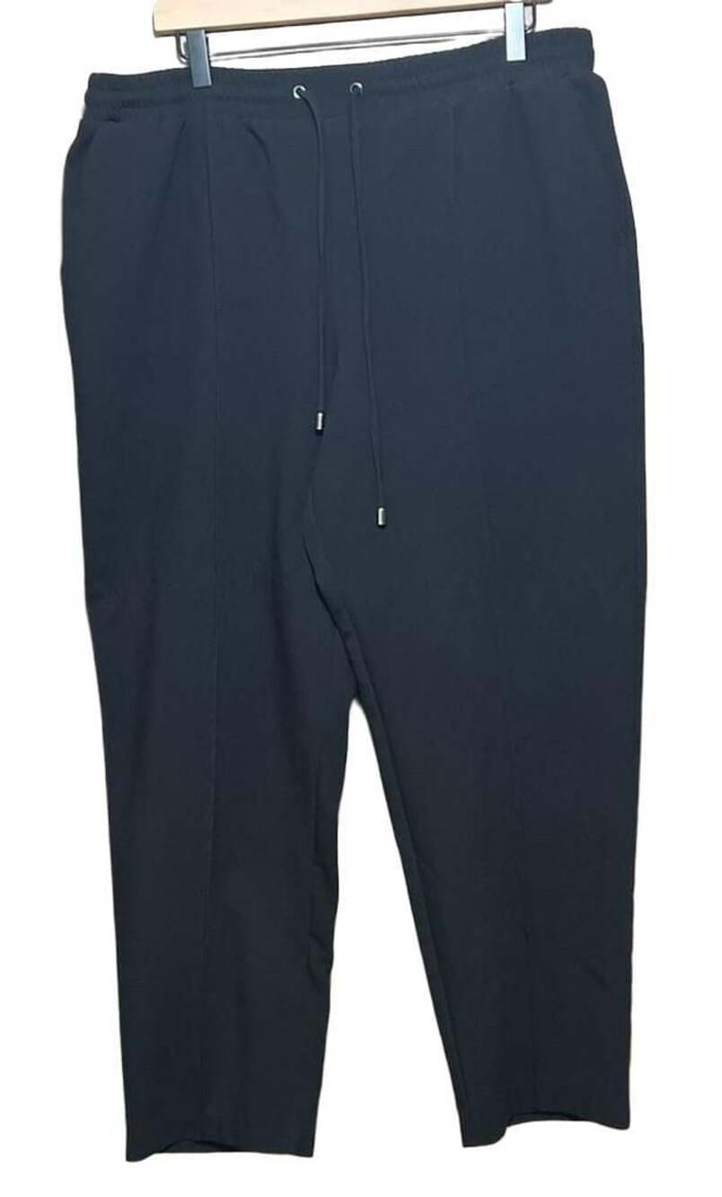 Nine West Drawstring Jogger Pants Size XL Black